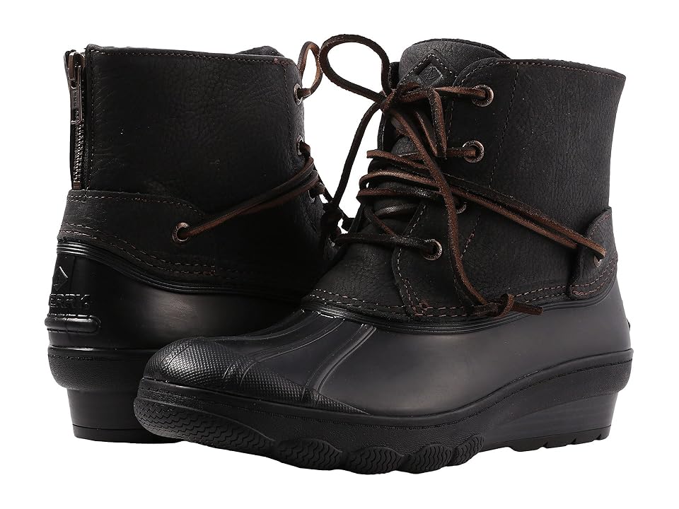 

Sperry Saltwater Wedge Tide (Black) Women's Dress Boots
