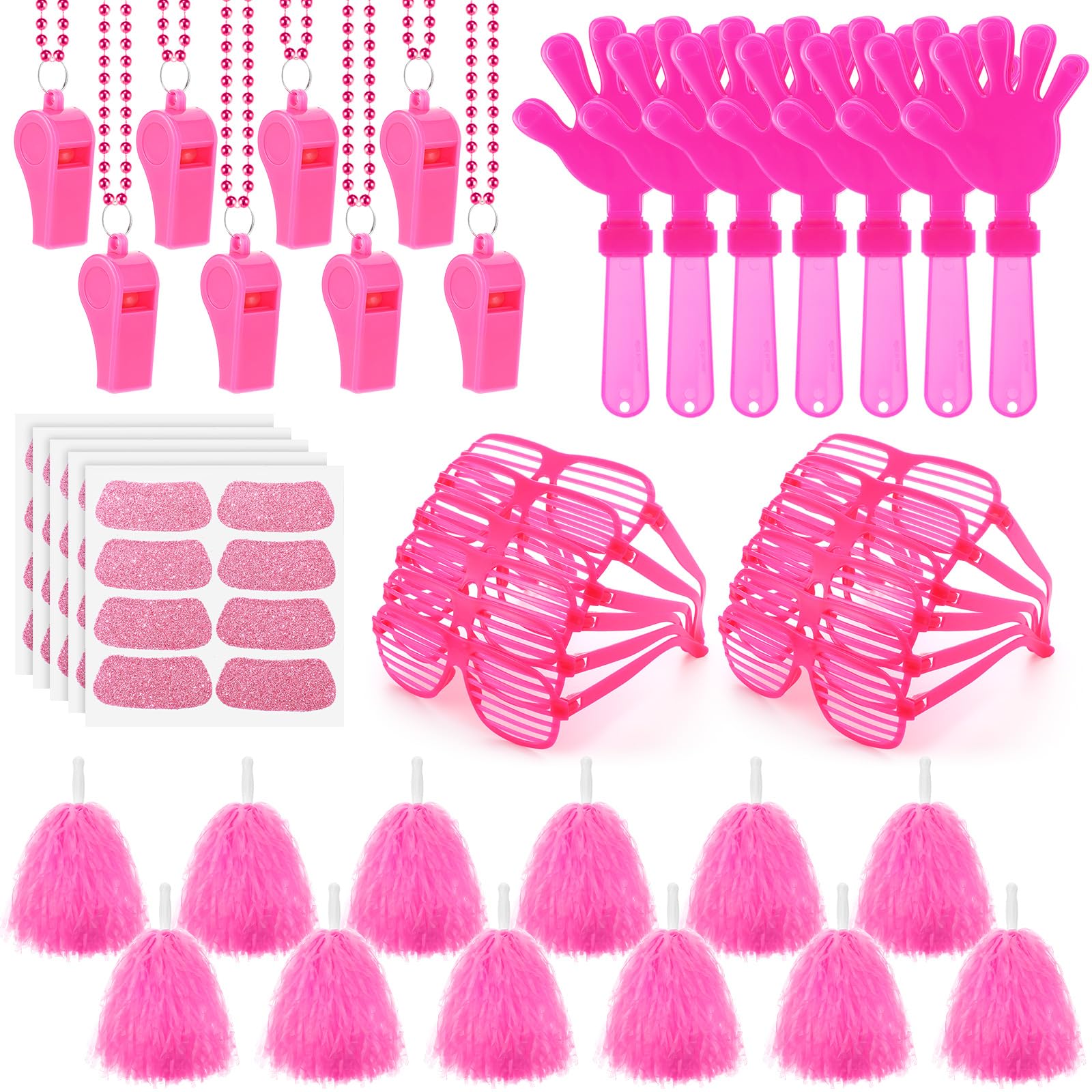 Realspring 148 Pcs Spirit Week Accessories School Team Spirit Items