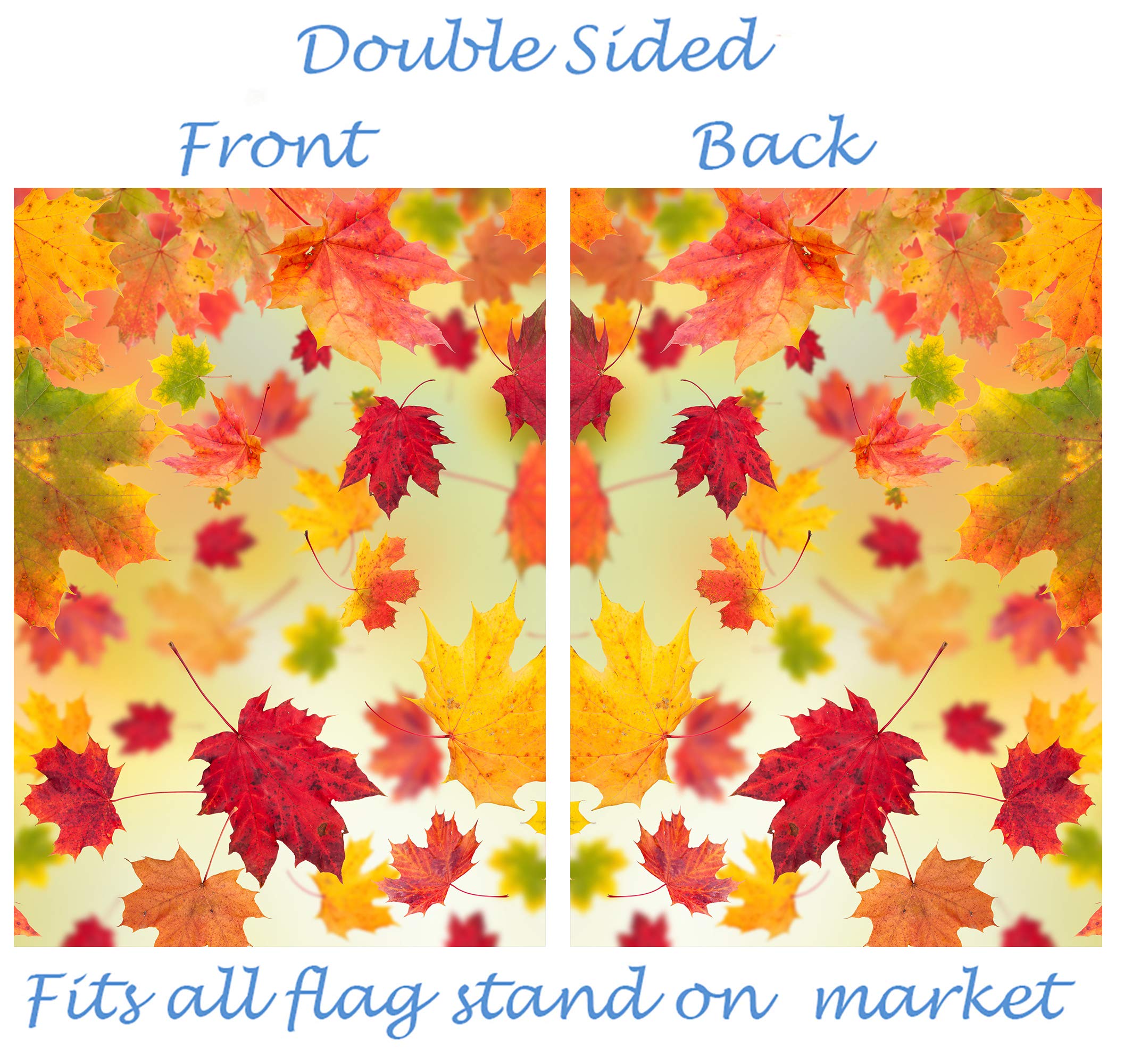 OPULANE Gartenflagge Herbstvögel - Doppelseitig 30,5x45,7cm