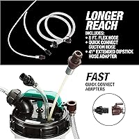 Vista 3 de OEMTOOLS 24937 Extractor de fluido neumático/manual, bomba extractora de aceite de 1.5 galones (6 litros), para refrigerante, transmisión y fluido