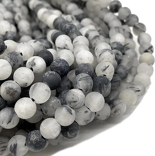 Miniatura 97 de ABCGEMS - Cuentas de morganita africana (agujero grande de 0.079 in)