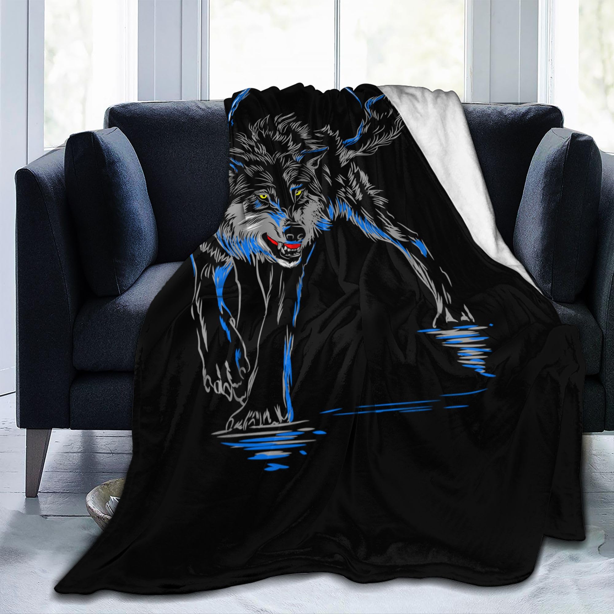 Decke Mit Sonne & Mond Design – 152x127 Cm, Weich, Warm, Aus Fleece, Für Sofa, Bett, Als Geschenk