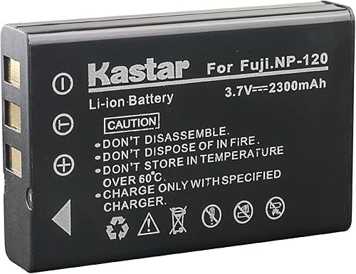 Miniatura 2 de Kastar 4X Batería + Cargador para Fujifilm NP-120 FinePix 603, F10, F11, KYOCERA Contax Tvs Digital, RICOH Caplio 300G, Caplio 400G Wide, Caplio Pro