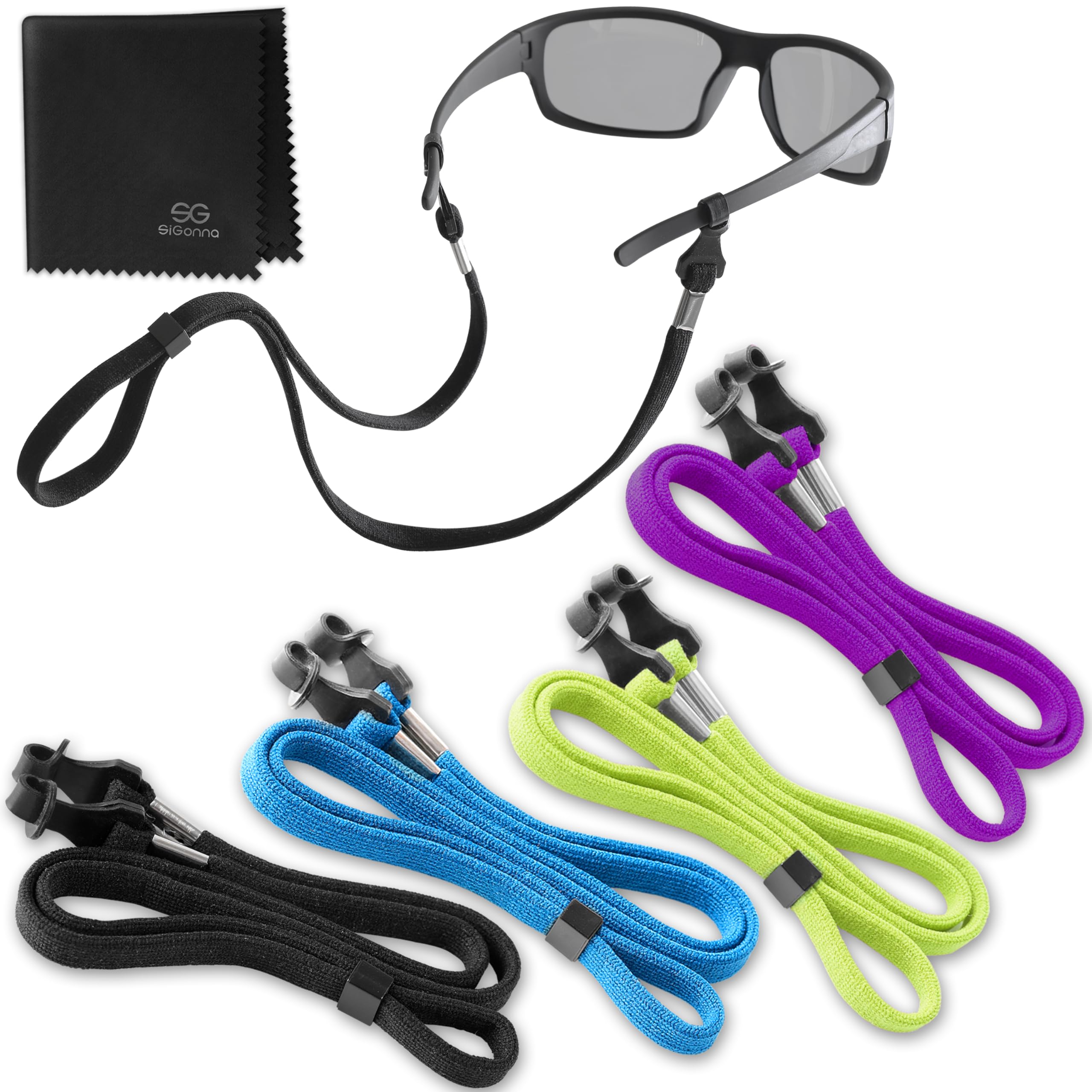 Eyeglass String Holder - Keep Glasses Secure -12 Eyeglass String Holder - Keep Glasses Secure -12