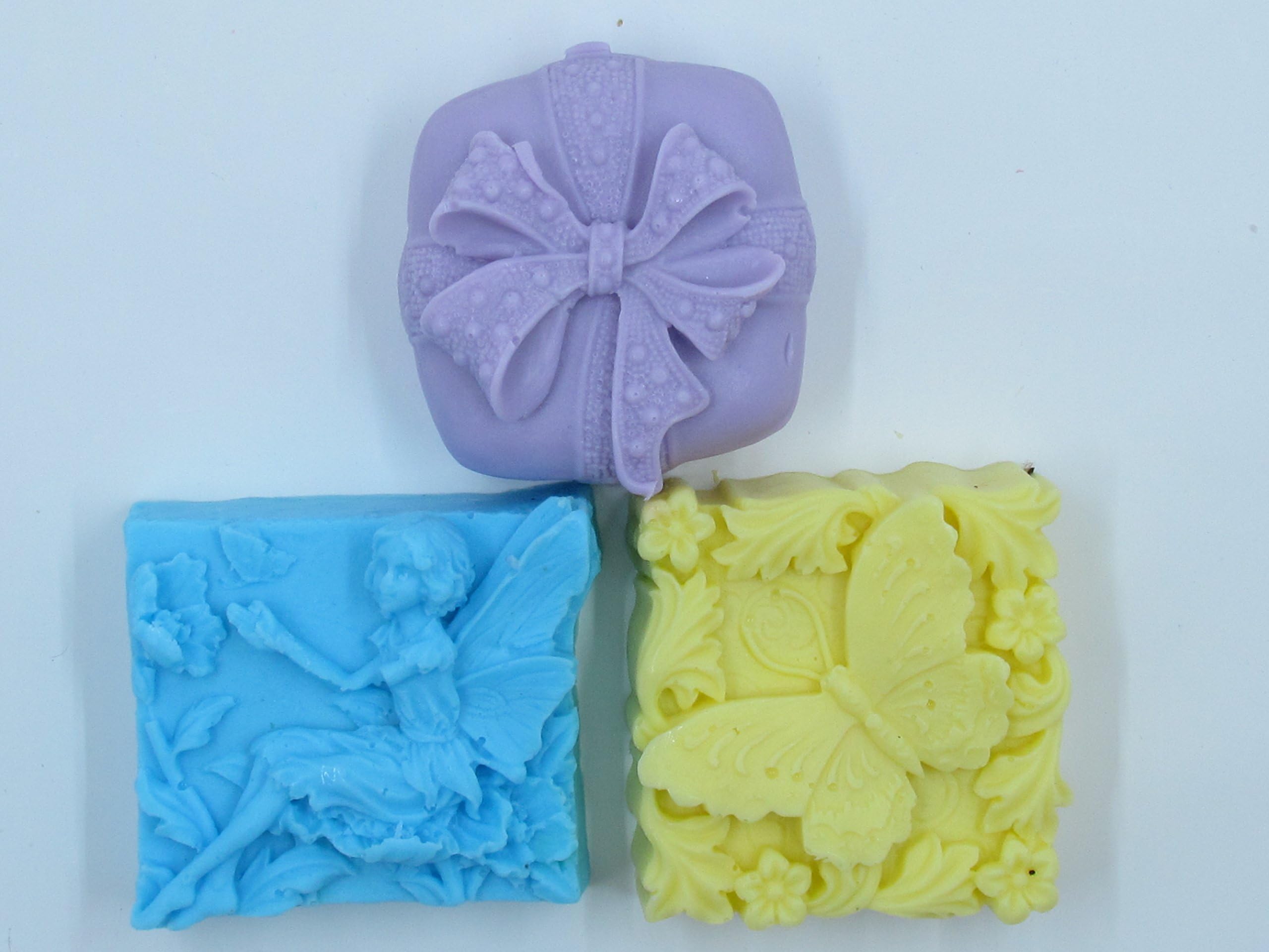 Detergent Free Scented Goat Milk Hand Soap Bath Bars 3 Pack - Viva La Juicee, Isey Miyaki, Amarige