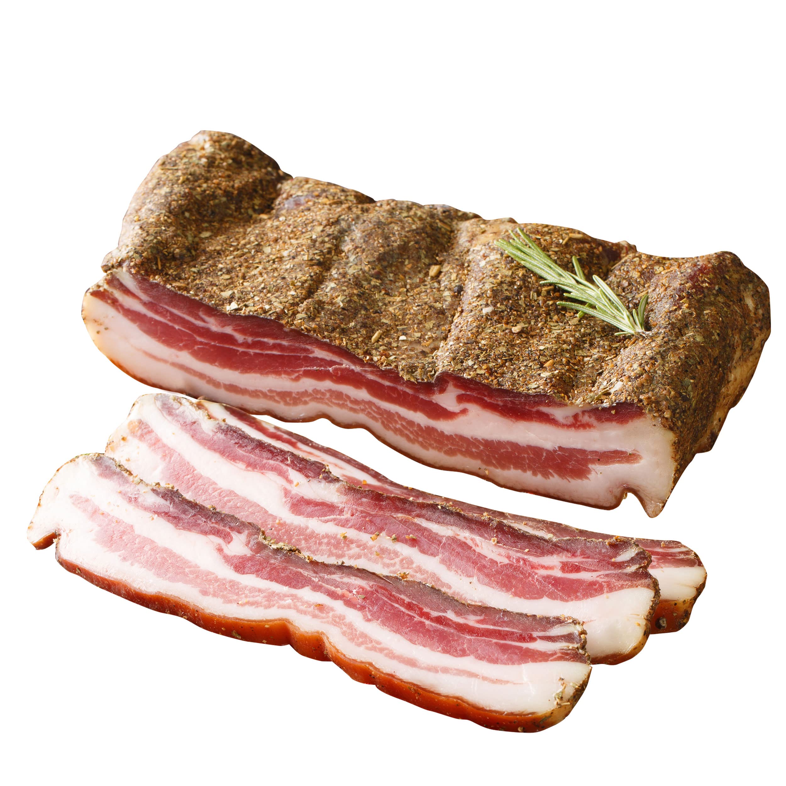 Smoked Pancetta Block, Italian Style Streaky Bacon, Dry Cured And Lightly Smoked, Approx 1.5kg