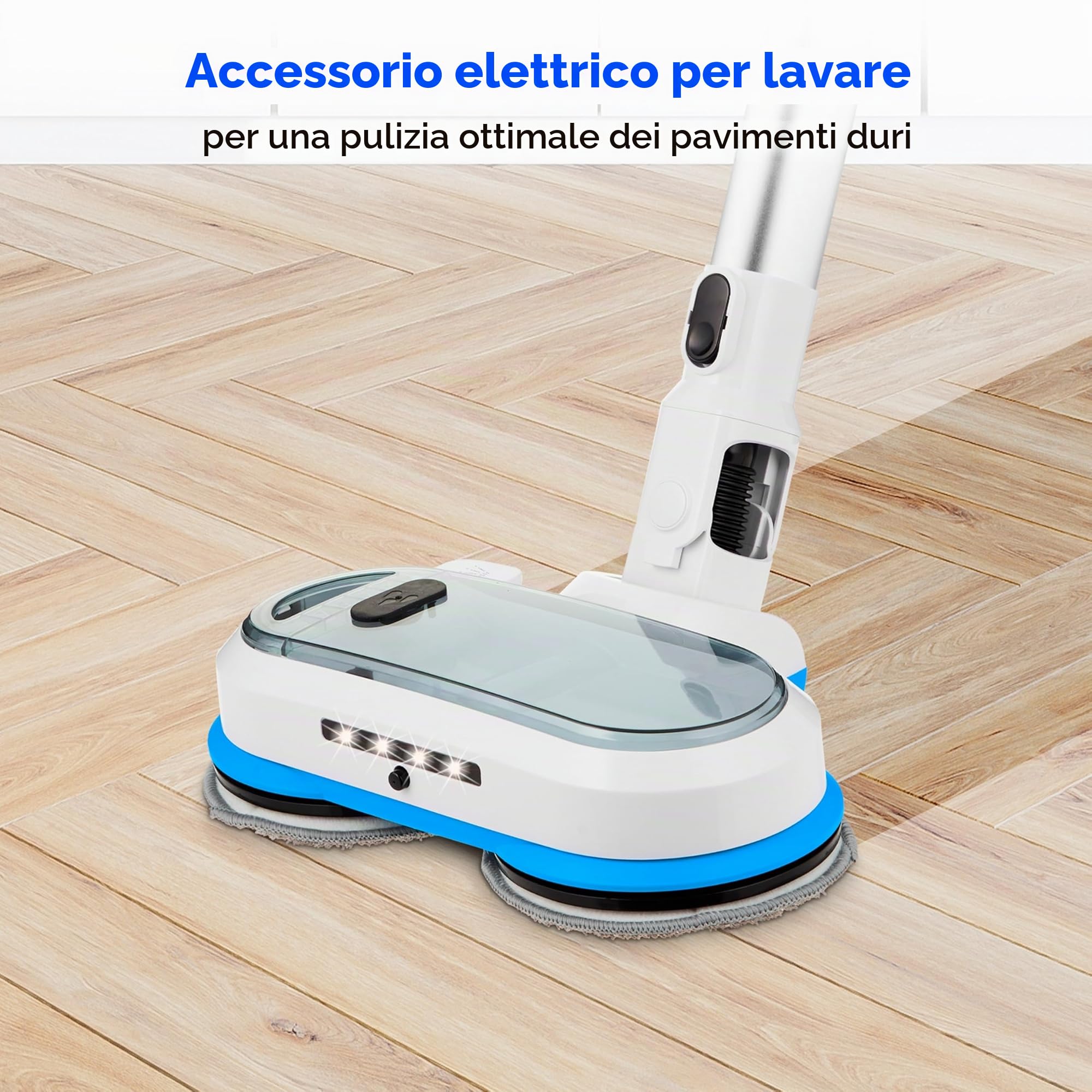 MEDION P400 W+ aspirapolvere a bastone con funzione di pulizia (cordless, senza sacchetto, tecnologia a ciclone, 400 watt, aspirapolvere a bastone 2in1, aspirapolvere a mano, batteria ricaricabile