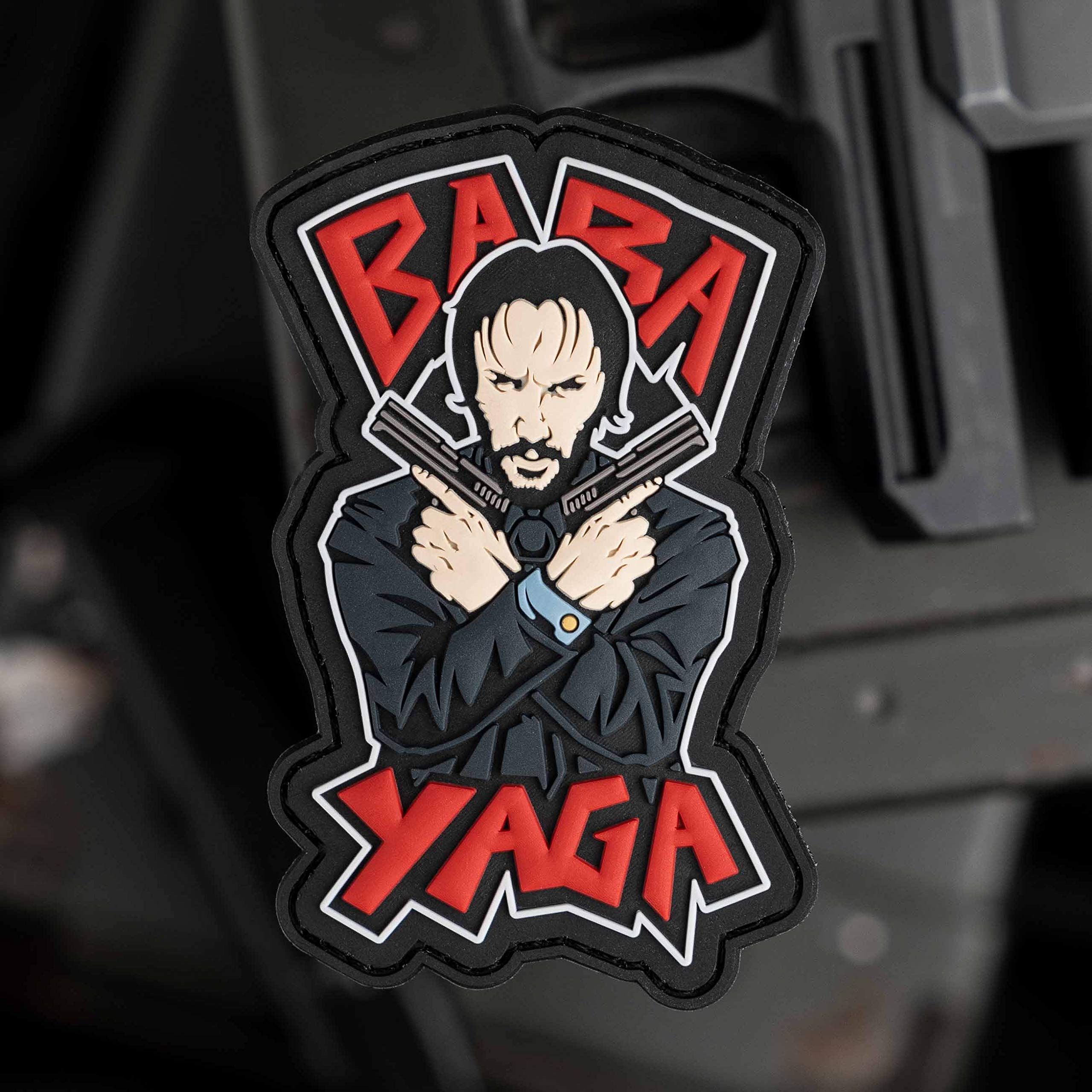 NEO TACTICAL GEAR John Wick Baba Yaga PVC Morale Patch, John Wick Patch, Baba Yaga Patch, Tactical Gear Patch, Patch for Backpack, Patch Collector, Morale Patch Display