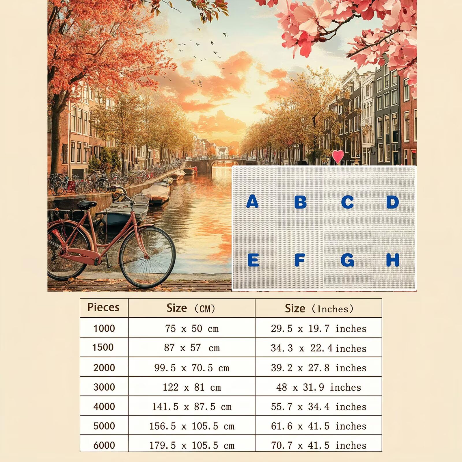 auto piccola città Puzzle 1000 Pezzi per Adulti, Puzzle in Legno - Collezione Classica con Poster Incluso - Sfida di Concentrazione e Passatempo Antistress, Gioco per Famiglia, 75 x 50 cm f0-45
