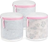 Vista 1 de Ainiv Bolsas de malla para lavandería, 3 bolsas de lavandería con cremalleras, bolsas de lavado de brasier, bolsas de lavado de malla, bolsa