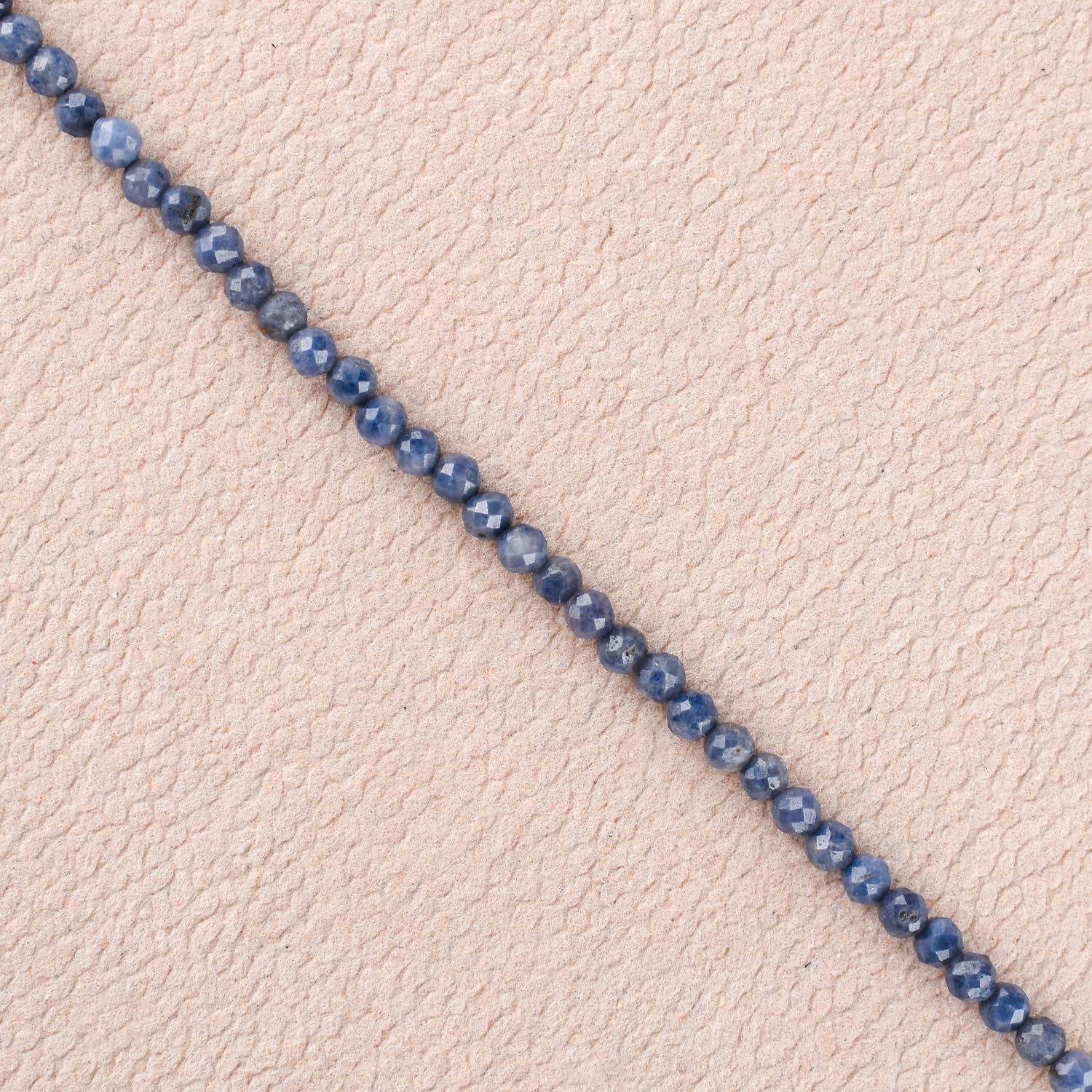 YANARA Natural Gemstone Micro Beads Dainty Simple Bracelet Jewelry for her Birthstone, Energy Crystals, Silver Plated Chain 8 inch Thoughtful Gifts For Her