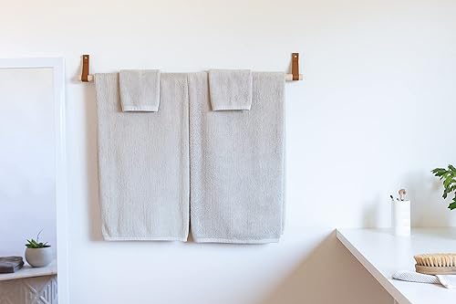 Miniatura 8 de Keyaiira - Estante de almacenamiento para colgar toallero, kit de soporte de pared para ollas, sartenes, tazas, toallas, utensilios, tazas de café,