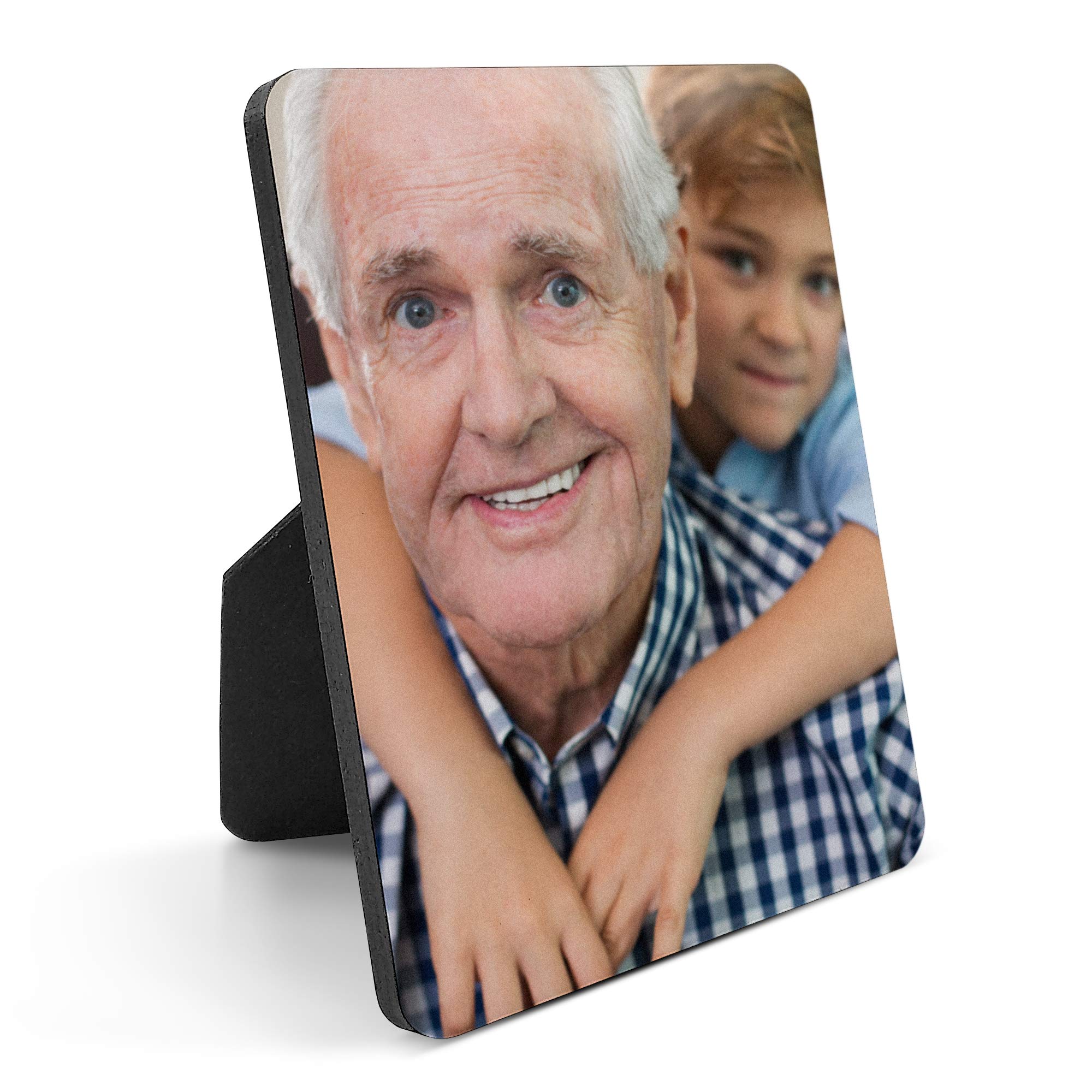 LolaPix Portafotos de Madera Personalizado con Foto, Texto o Imagen, Original y Exclusivo. Varios Modelos Disponibles. Rectangular 10X13