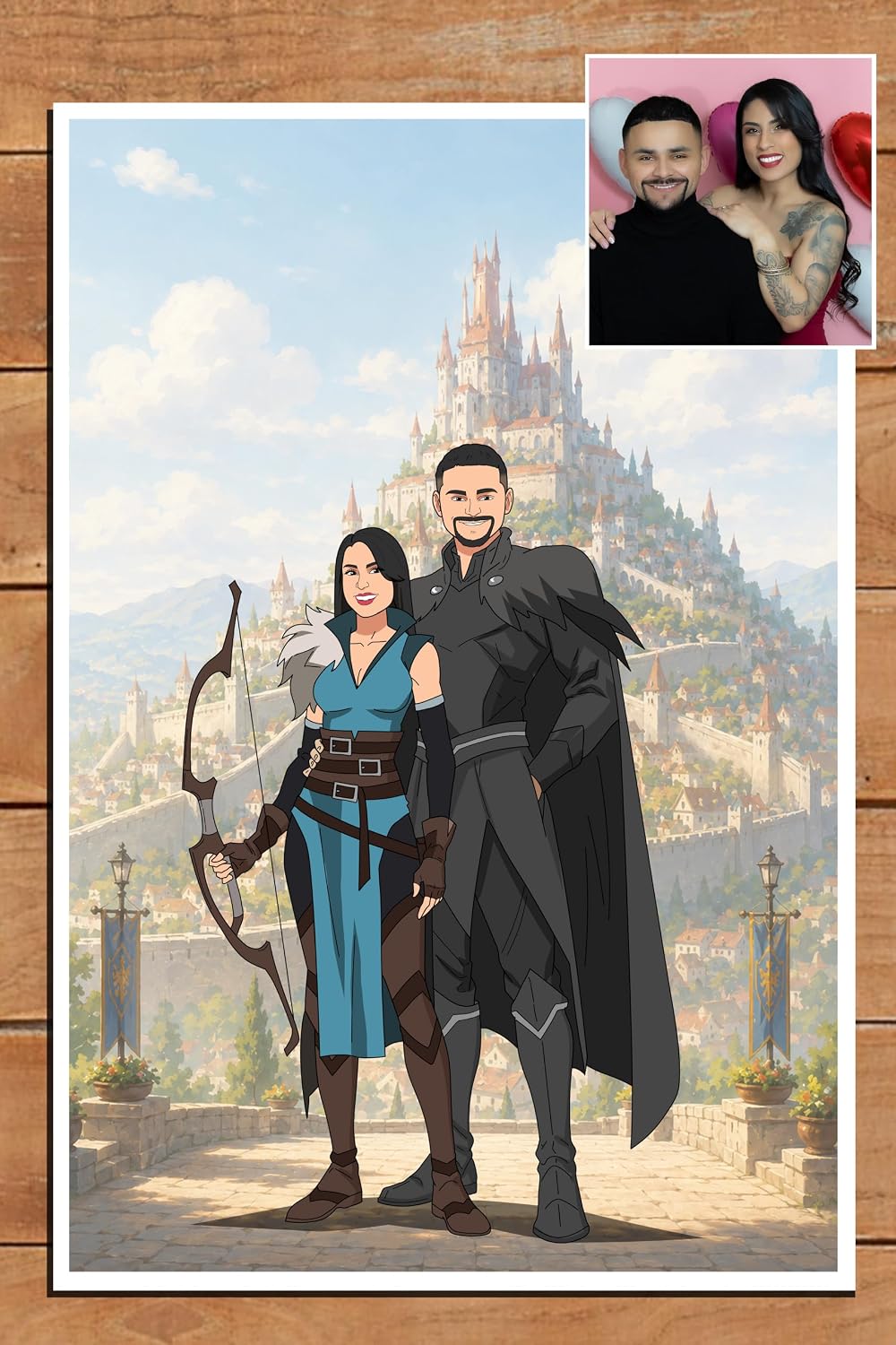 Custom Fantasy Adventurer Portrait, Personalized Tabletop RPG Character Art, Hand-Drawn, Digital File