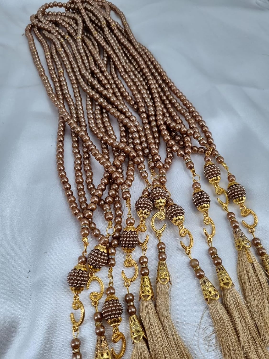 Set of 30 Muslim Prayer Beads – 99 Bead Tasbeeh in 4 Colors – Islamic Gift for Eid, Ramadan, Dhikr