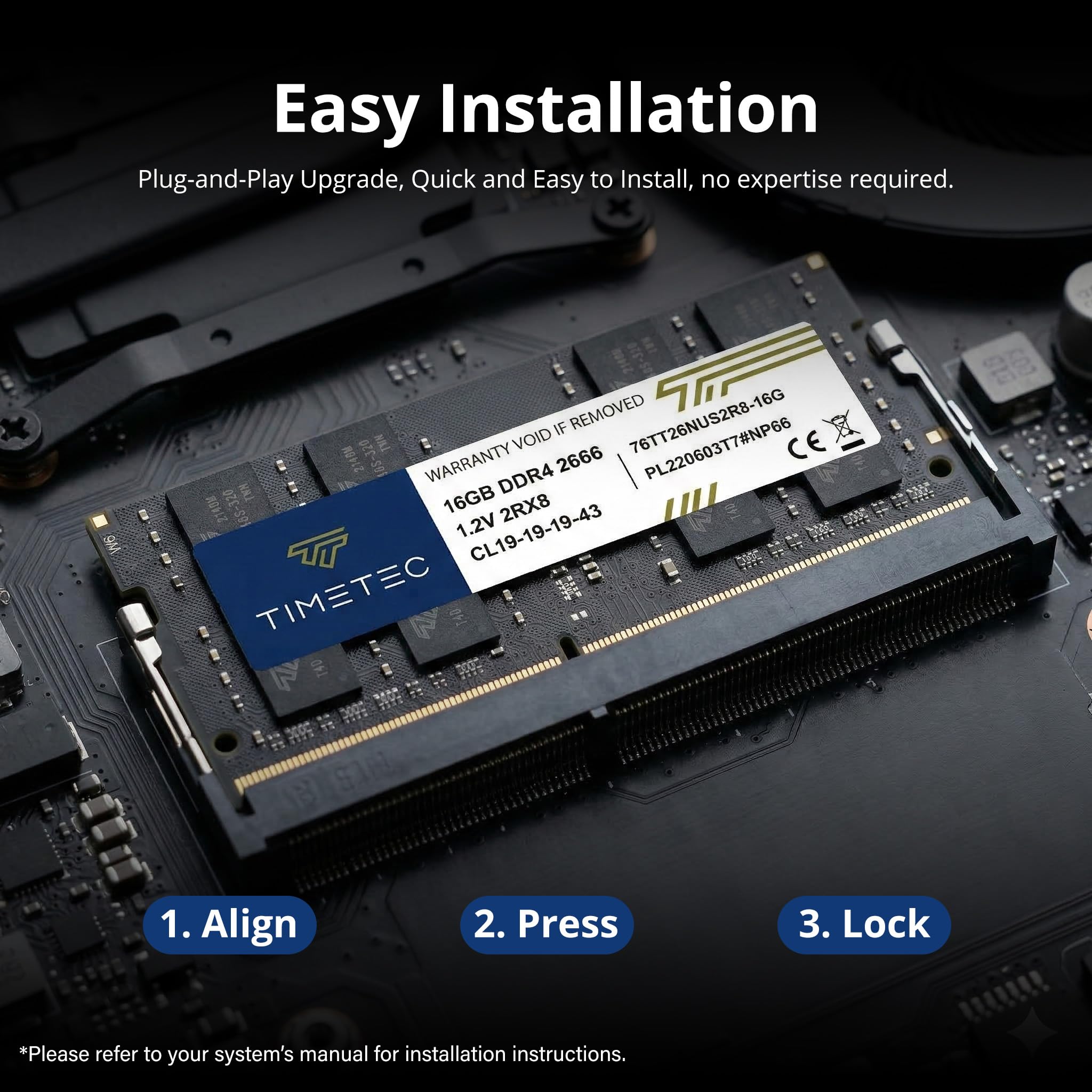 Amazon.co.jp: Timetec 32GB KIT(16GBx2枚) DDR4 ノートPC用メモリ