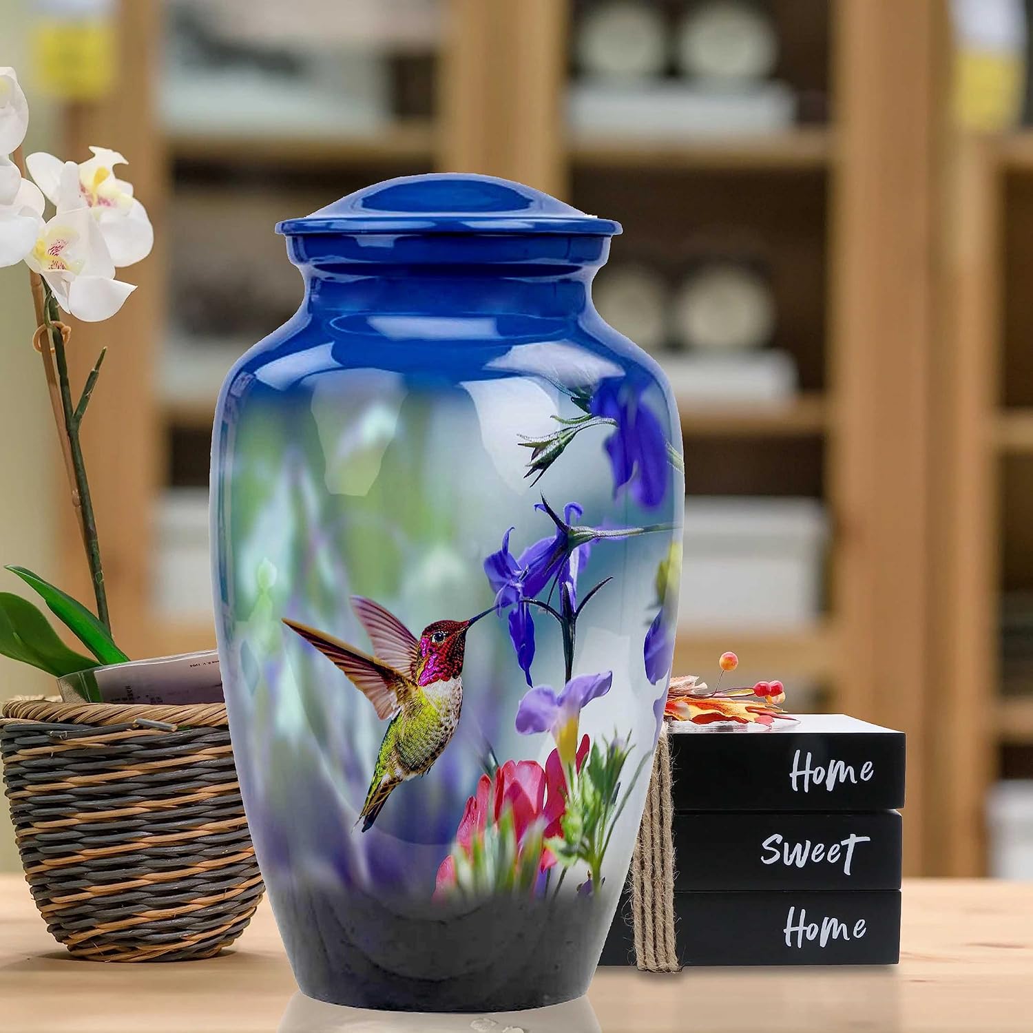 Hummingbird, Cremation Urn, Memorial Urn, Urn for Ashes, Urn, Hummingbird Art, Urns for Ashes, Human Ashes Urn, Handmade Urn