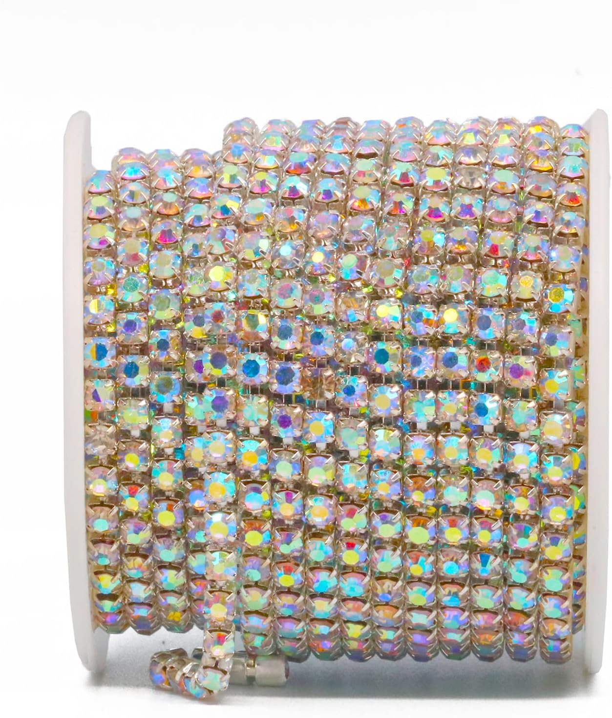 10 Iarde/rotolo SS6-SS16 Catena Di Strass Multicolore Da - Foto 14