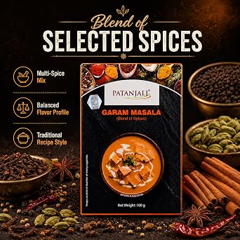 Patanjali Garam Masala 100g / 0.22 lb