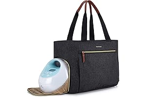 mommore Breast Pump Bag Pump Bottles Diaper Tote Bag