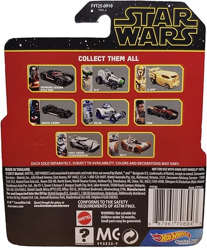 Miniatura 3 de Mattel Disney Hot Wheels Star Wars Rey Serie DIE-CAST