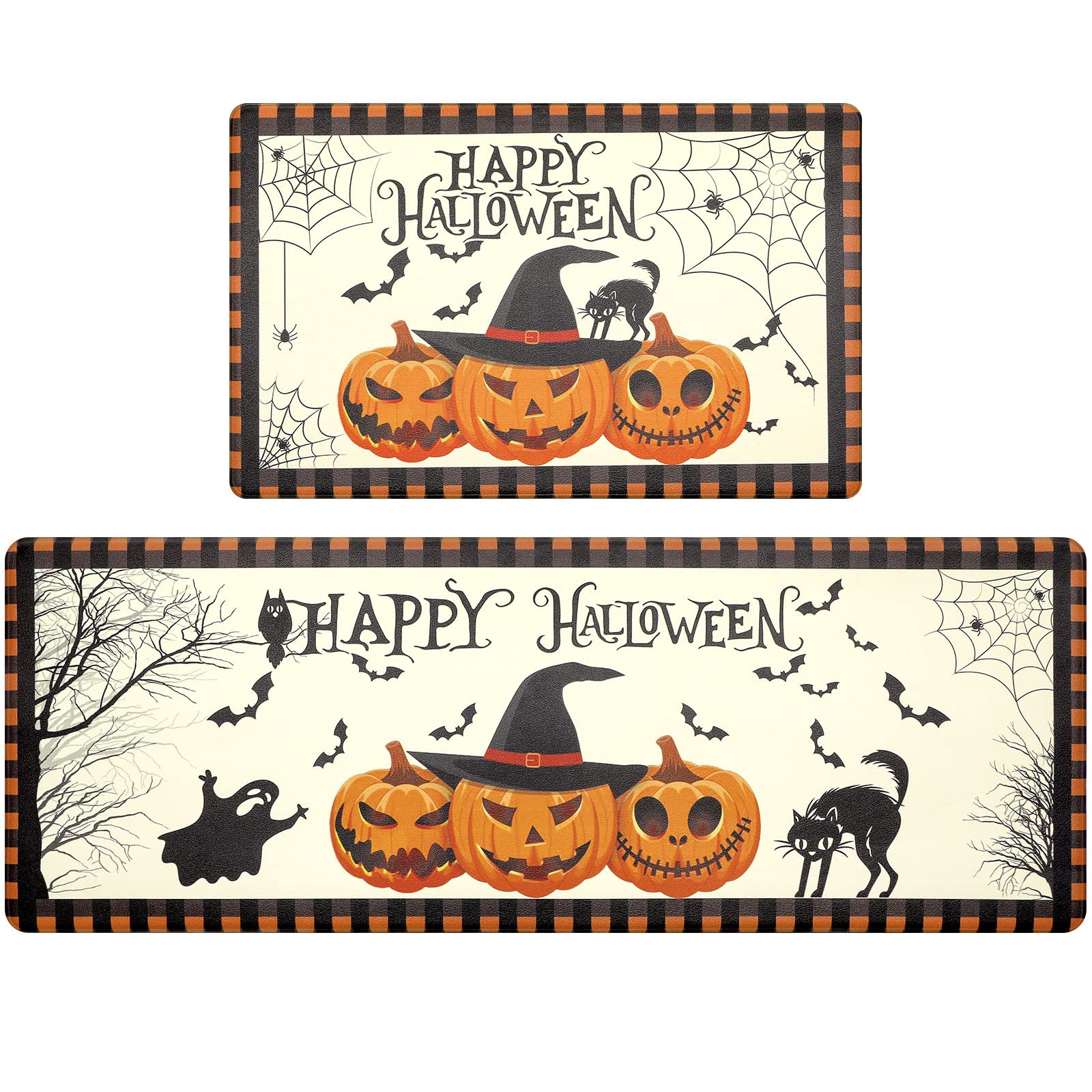 Alfombrillas de cocina antifatiga Pauwer para dar un toque de calabazas de otoño a tu hogar