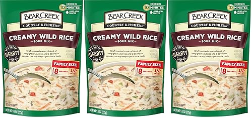 Bear Creek Soup Mix, Creamy Wild Rice, 9.6 Ounce (Pack