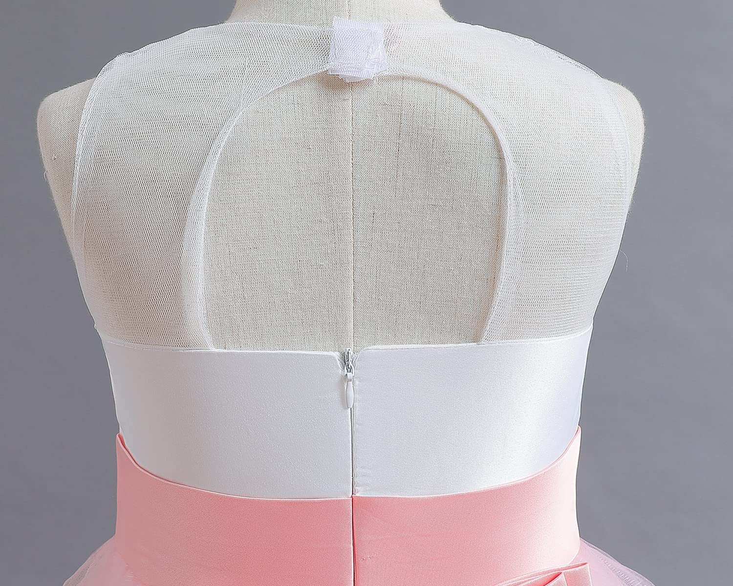 TTYAOVO Vestito da Principessa Bambina Ragazze Vestito Elegante Abiti da Sposa Tulle a Strati da Principessa