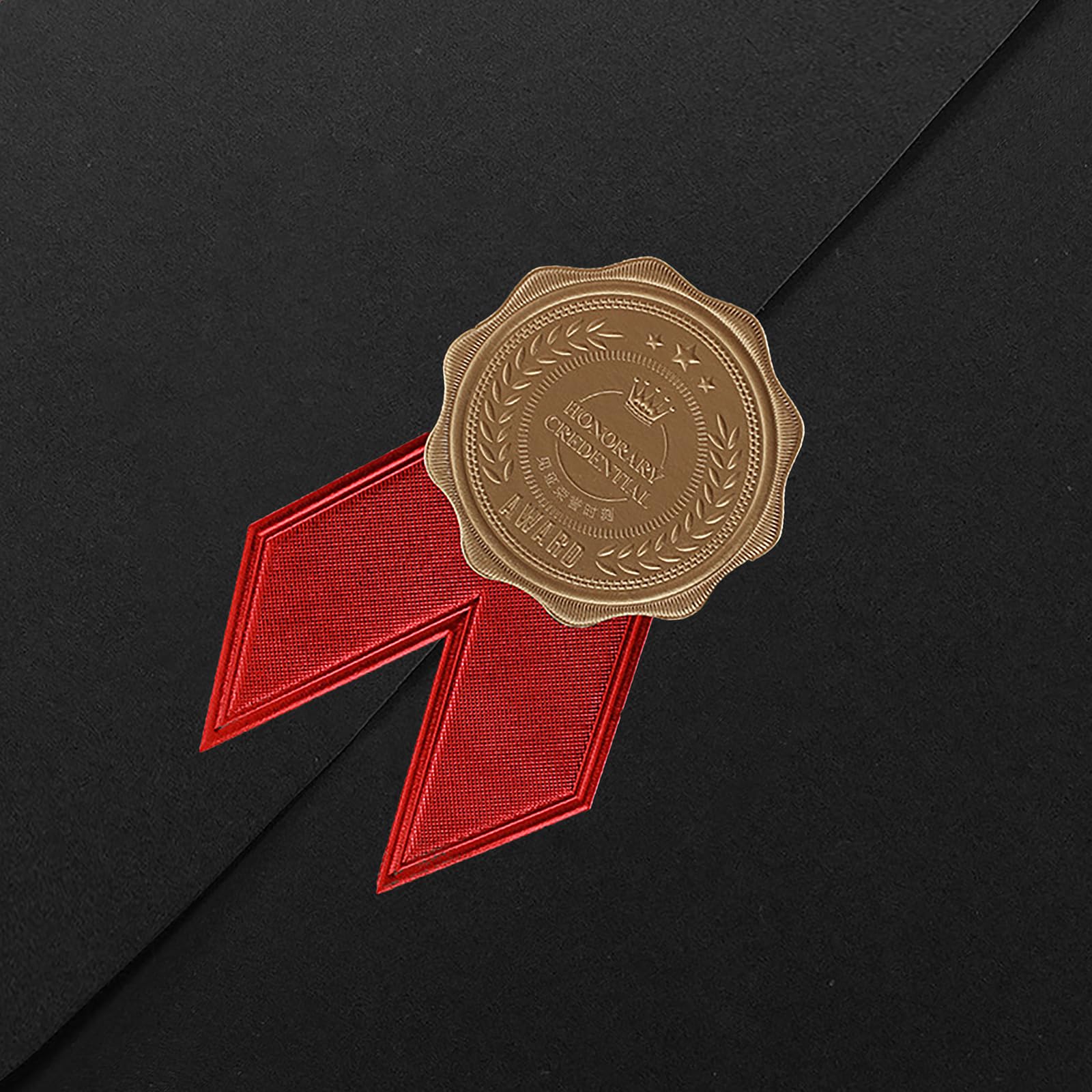 Set di 4 copertine di laurea A4 titolare del certificato con carte di laurea portacertificati per diplomi con lettera di nomina premio personalizzabile