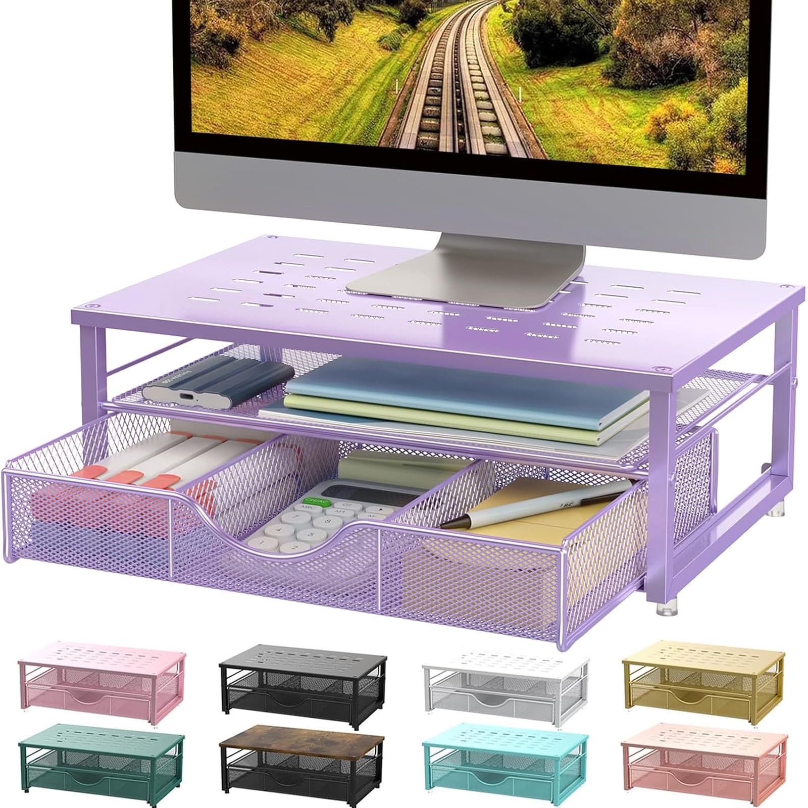 Gianotter Monitor Stand Riser - Organize Your Desk -14