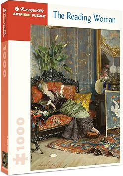 Pomegranate 1000-Piece Jigsaw Puzzle for Adults, The Reading Woman, Matte Finish, Snug Fit