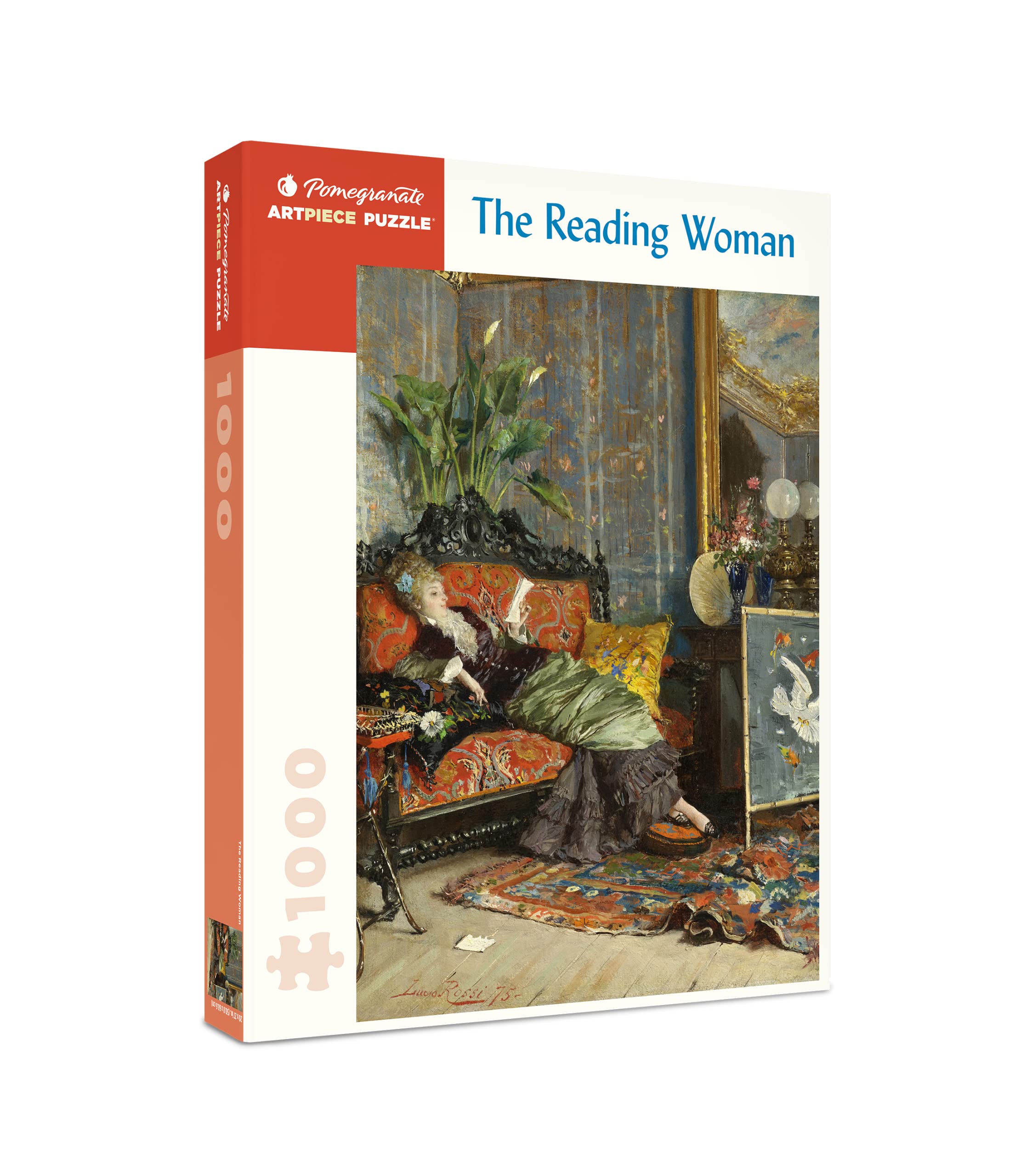 Pomegranate 1000-Piece Jigsaw Puzzle for Adults, The Reading Woman, Matte Finish, Snug Fit
