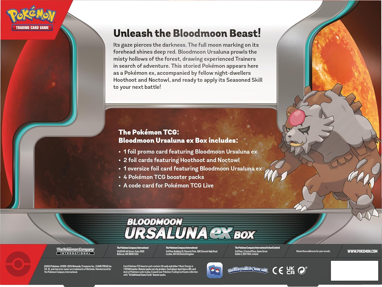 Pok�mon TCG: Bloodmoon Ursaluna ex Box