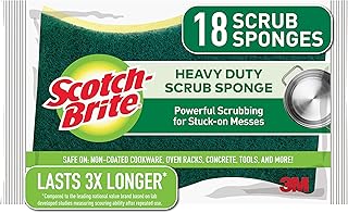 Sponsored Ad - Scotch-Brite Heavy Duty Scrub Sponges, for Washing Dishes and Cleaning Kitchen, 18 Scrub Sponges