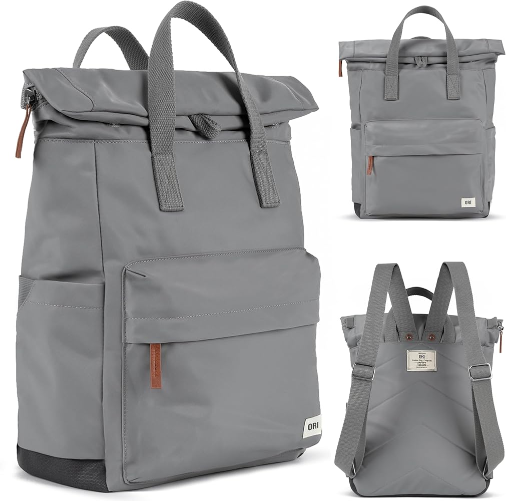 Amazon.com: ORI LONDON Travel Backpack - Medium Nylon Rolltop
