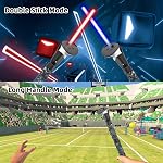 Rechale Upgraded Controller Extensions Gorilla Tag Long Arms for Meta Quest 3S/Quest 3 Beat Saber Handles Golf Club Attachment VR Sticks Controller Grips for Quest 3S/3 VR Gaming Accessories, Phantom