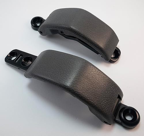 Miniatura 3 de Reemplazo del pestillo de la ventana trasera para Toyota Hilux 4Runner 1989-1997, color gris oscuro, 2 unidades.