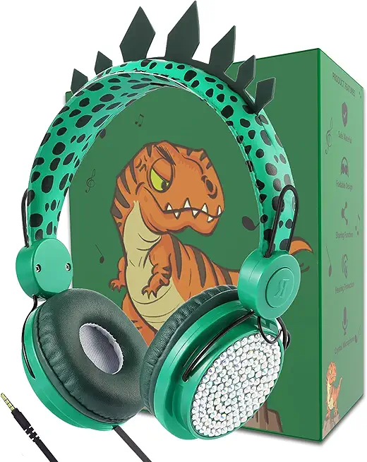 Kids Headphones,Dinosaurs Wired Headsets for ...