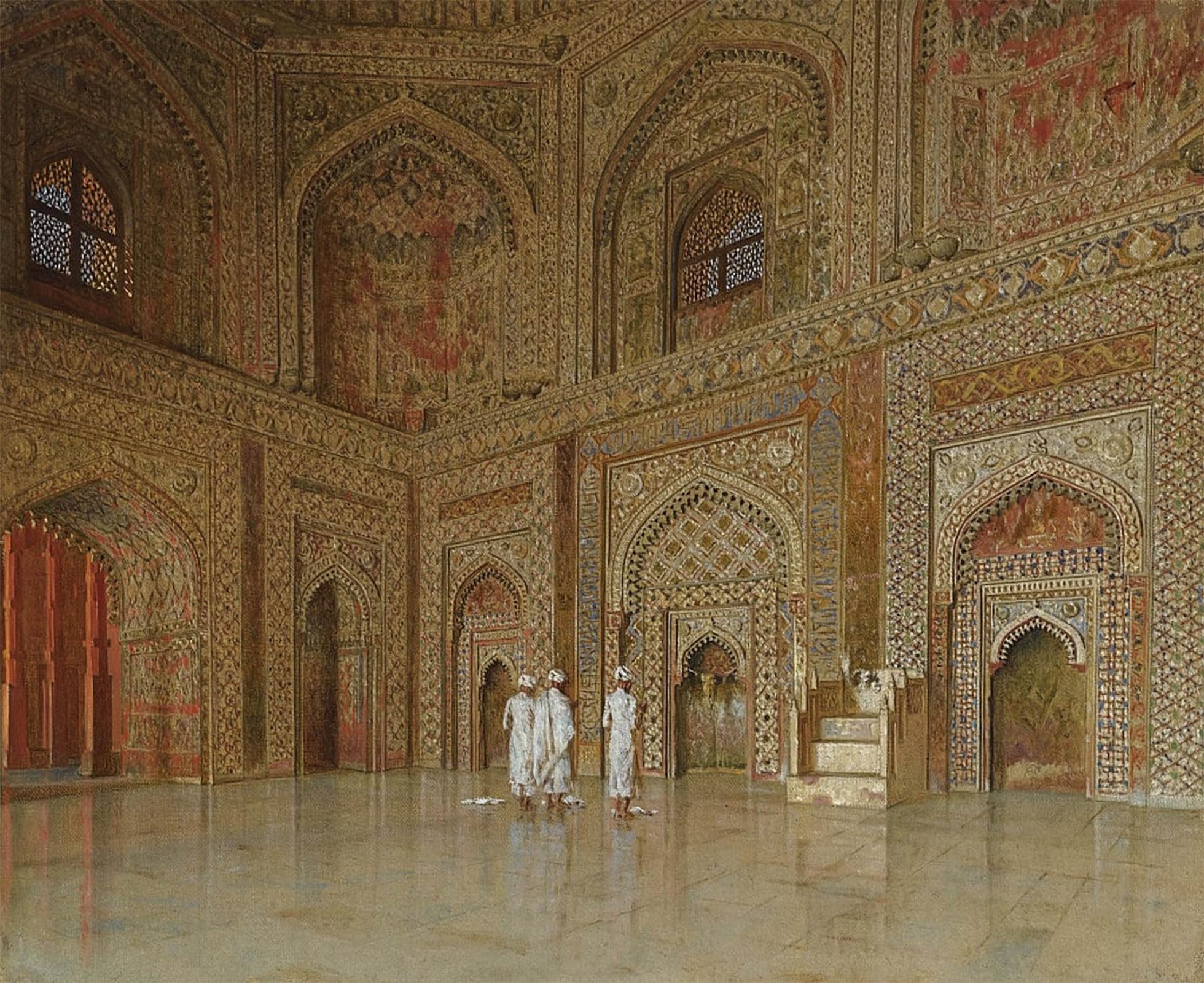 Artxlxxbn No Frame Famous Print Painting Colorful Art Print In Fatehpur Sikri By Vasili Vasilievich Vereshchagin Canvas Art Decorations For Home Decor 60X90cm