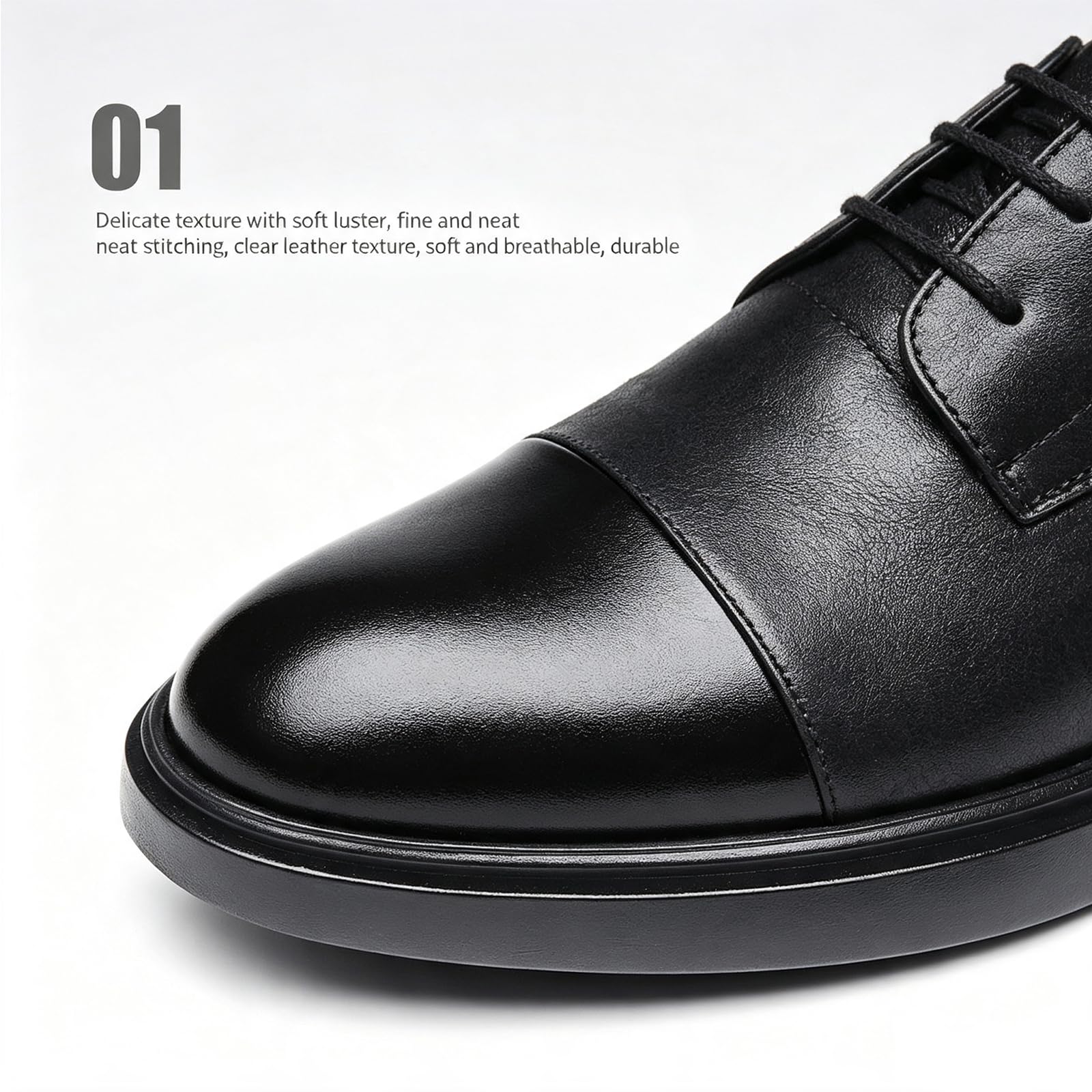 Scarpe Eleganti da Uomo Stringate | antiscivolo, Comode, Traspirante, in pelle PU, oxford, Festa, Formale, Party