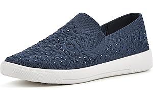 Belos Women's Rhinestone Sneakers: Sparkling with Every Step