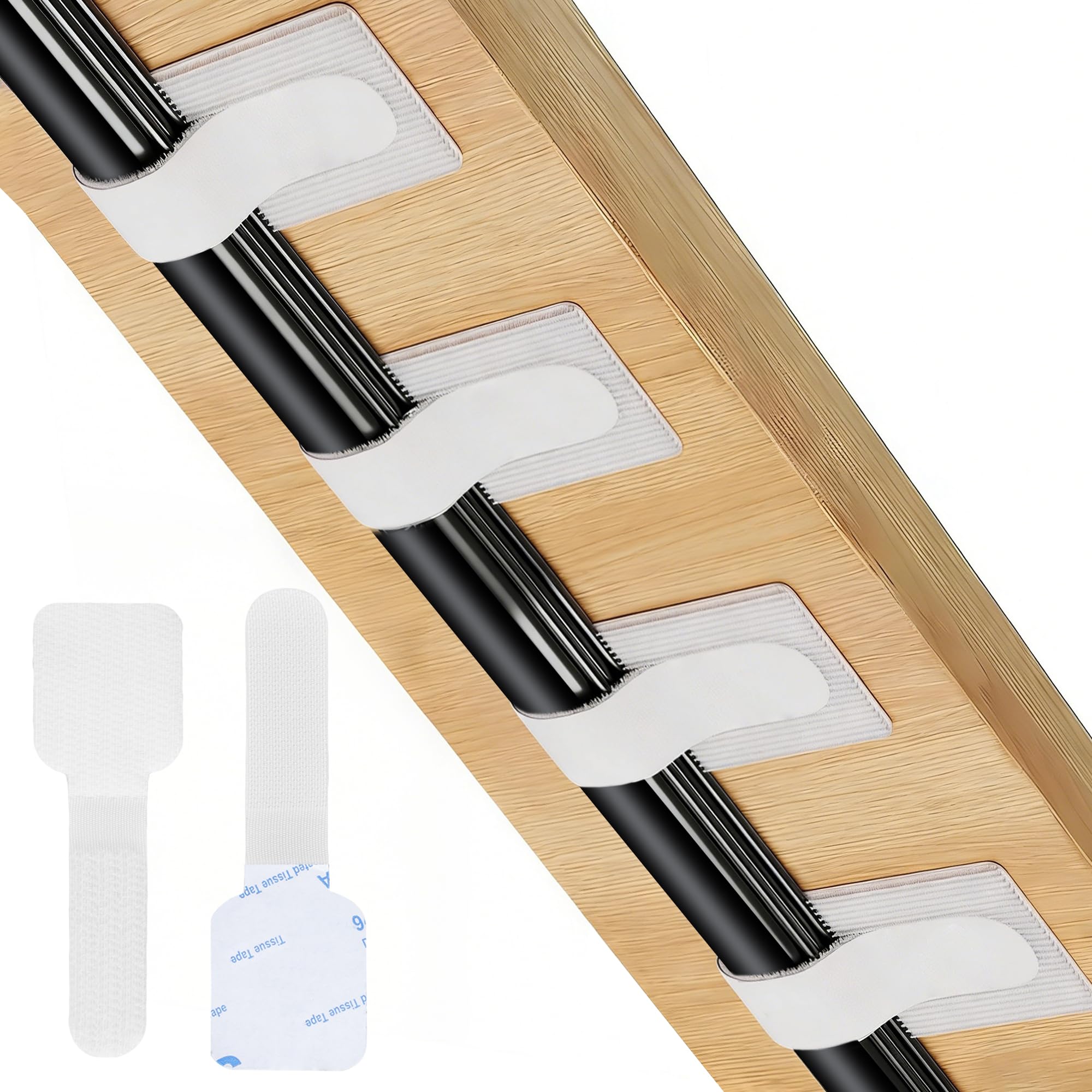 Confezione Da 50 Clip Autoadesive Per La Gestione Dei Cavi  Nere Organizer Per Cavi Clip Per Cavi Portacavi Per Tv Pc Cavo Ethernet Sotto La Scrivania Ufficio Domestico 92061390