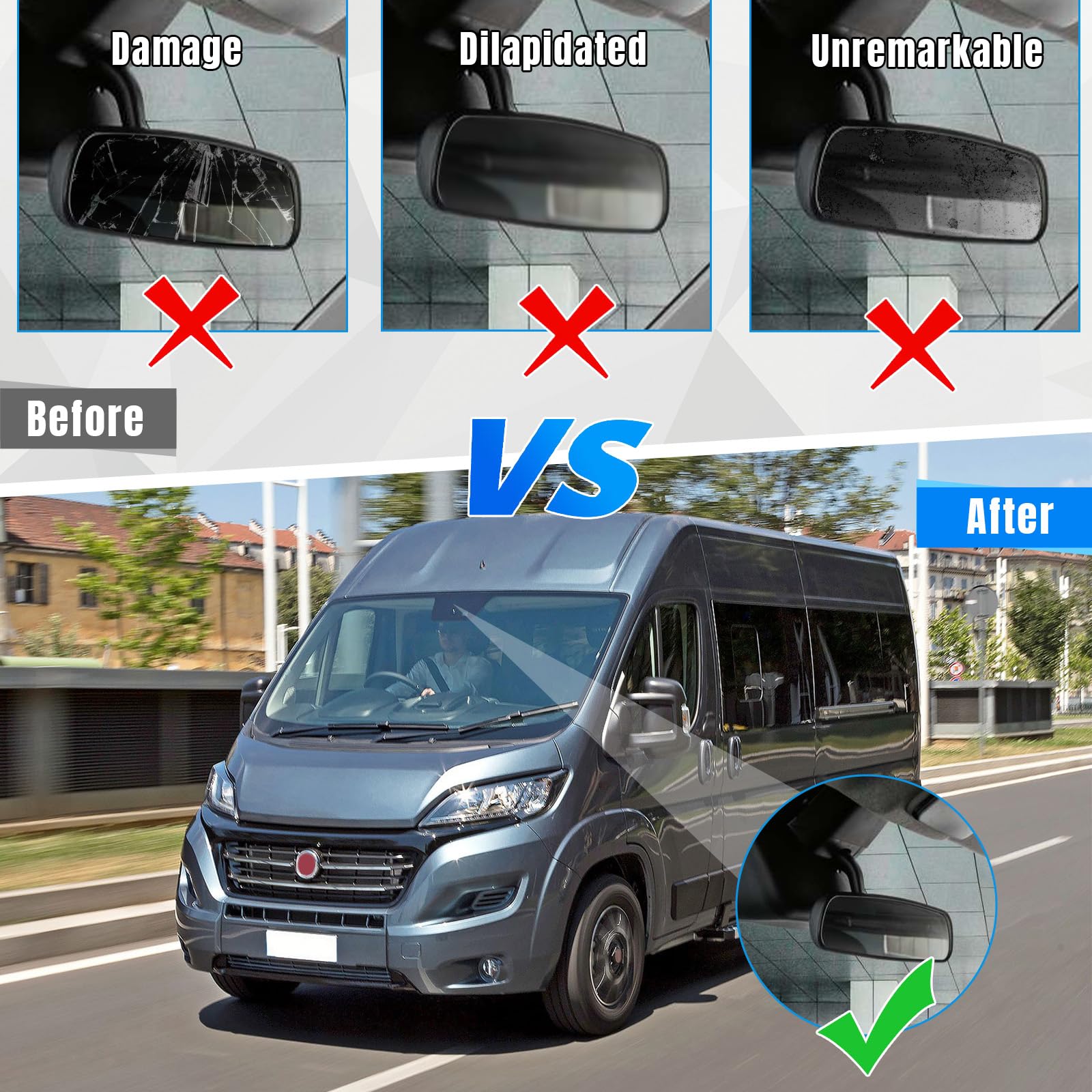 Fiat; Ducato Innenspiegel Rückspiegel 735585204 Für Citroën Jumper Fiat Ducato Peugeot Außenspiegel Links Fiat Ducato