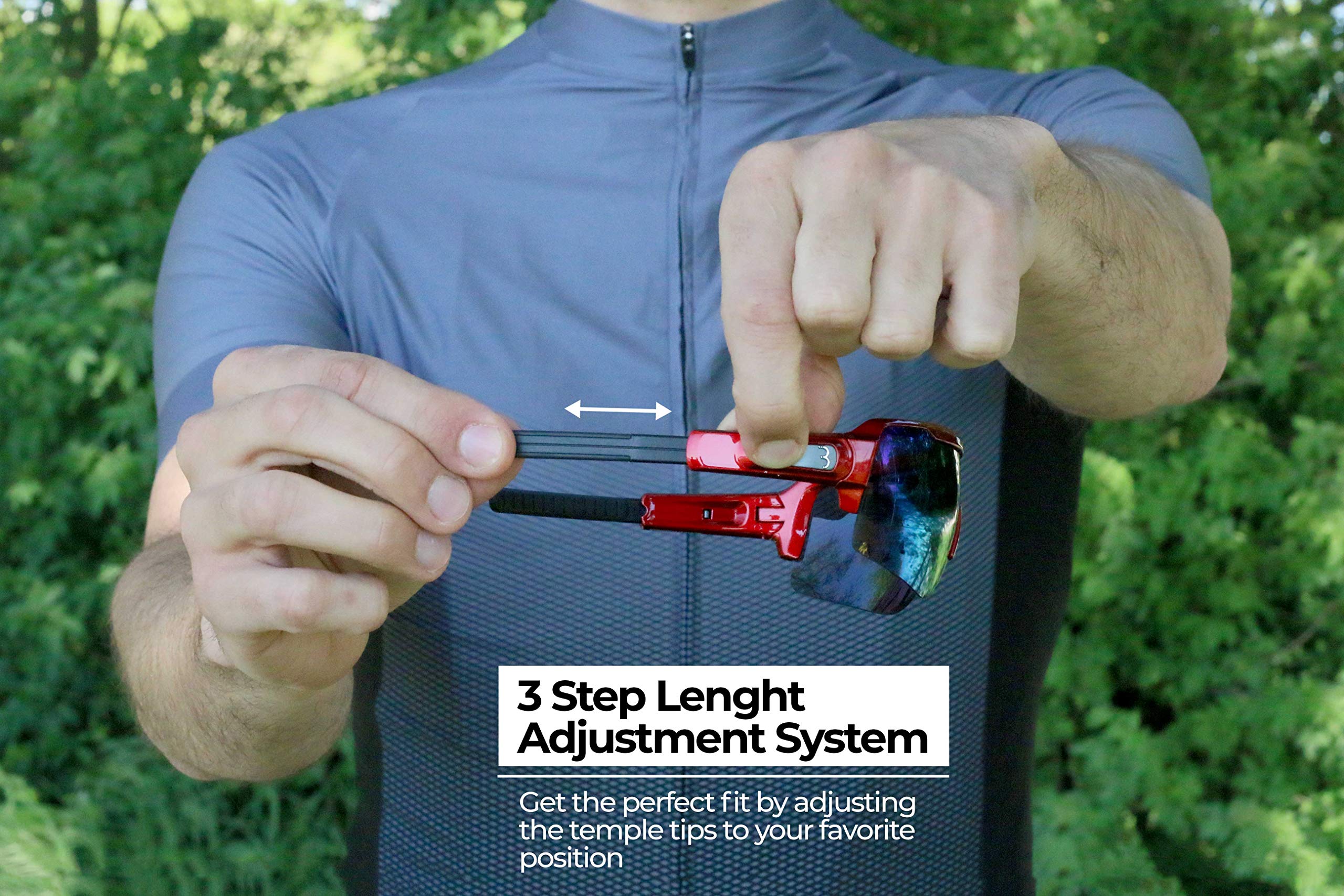 Bbb Cycling Okulary sportowe unisex z połyskiem czerwone, jeden rozmiar