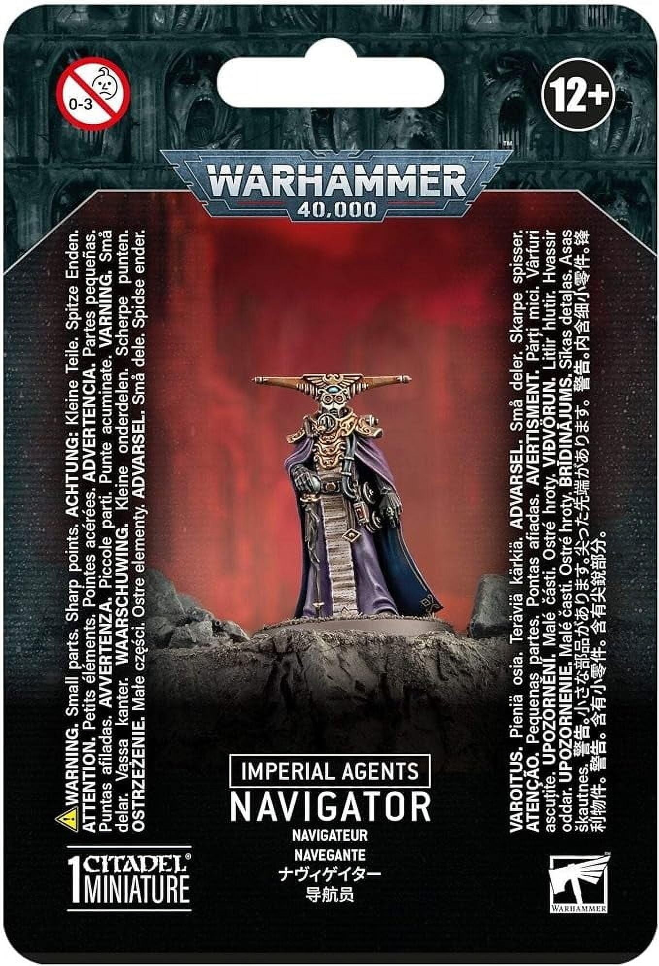 Games Workshop - Warhammer 40,000 - Imperial Agents: Navigator, Blue and White, pequeño - Image 2