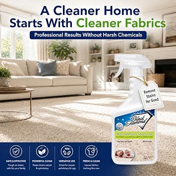 Black Diamond Stoneworks Carpet Spot Remover Carpet & Upholstery Cleaner for Rugs, Couches, Car Seats & Fabric Surfaces Removes Dirt, Pet Messes, Coffee & Wine Stains. (1-Quart)
