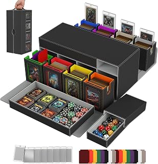 MTG Commander Deck Box mit Griff, 2000+ Karten