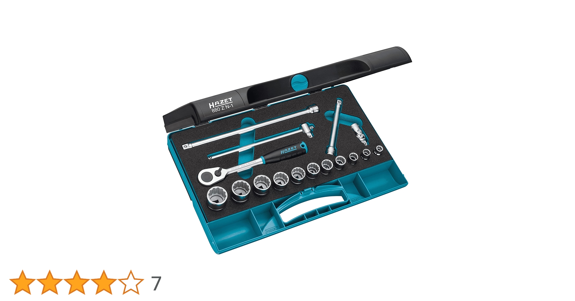 Amazon | HAZET(ハゼット) 880ZN1 ソケットレンチセット 16点セット 12