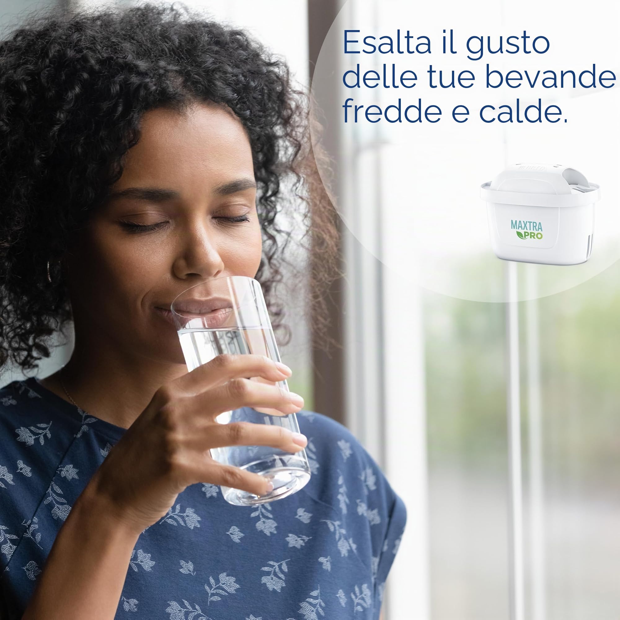 BRITA Caraffa filtrante stile grigio (2,5l) incl 3 cartucce filtro acqua rubinetto MAXTRA PRO All-in-1 ridotto PFAS*,calcare, cloro, alcune impurità e metalli indicatore tempo e volume versato