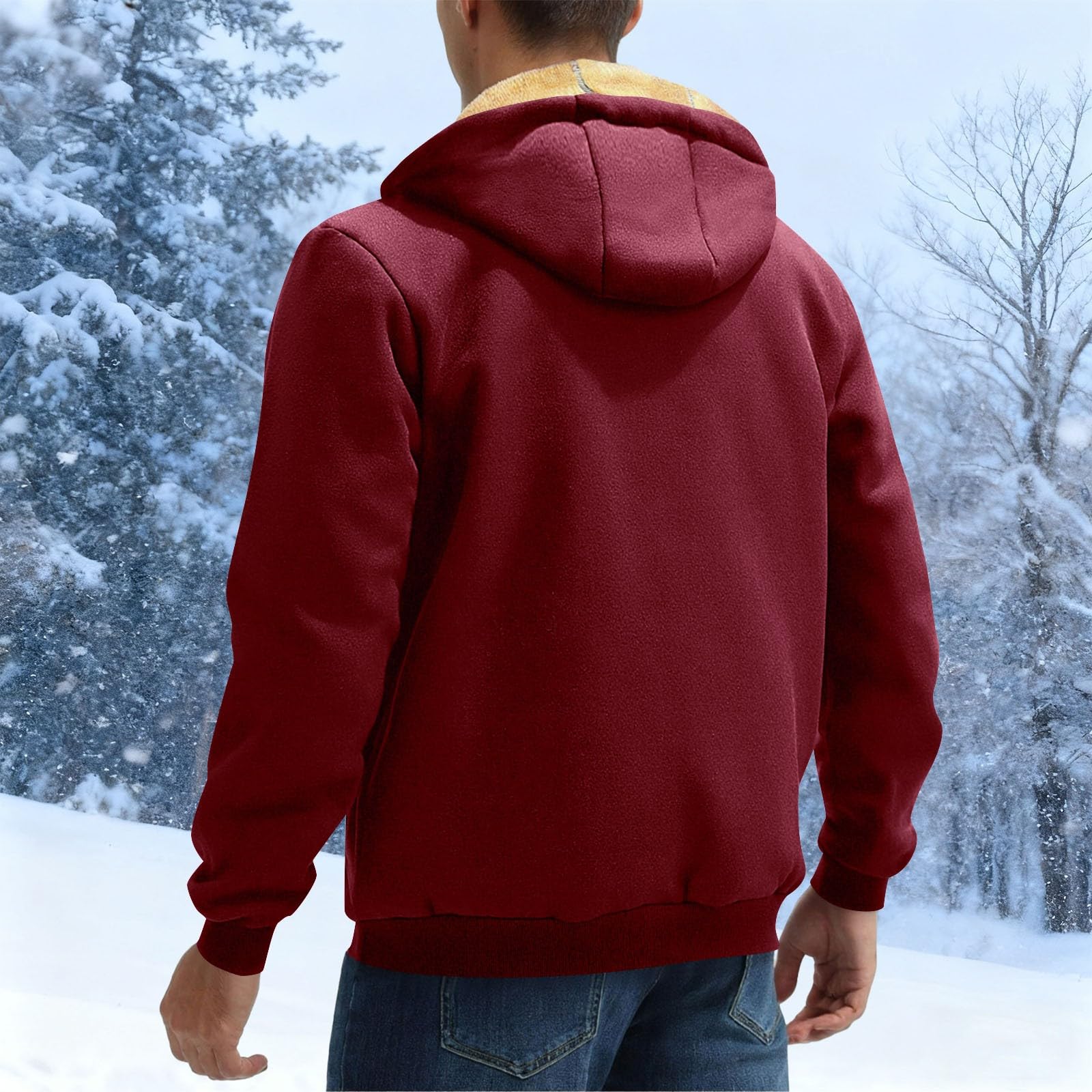 Sudadera con Capucha de Forro Polar, cálida y Suave, de Manga Larga, Estilo Casual y Deportivo para Actividades al Aire Libre.